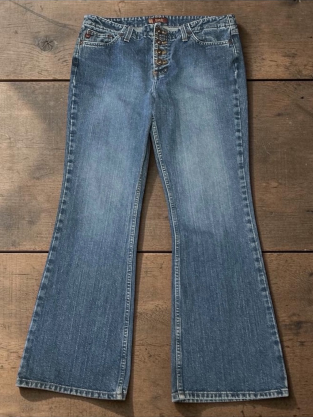 Lei Boot Cut Button Fly Denim Jeans